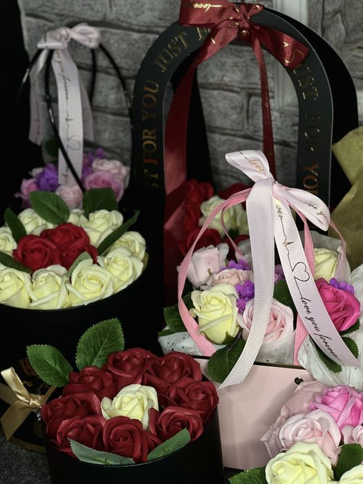 Мыльные цветы, мыльные букеты