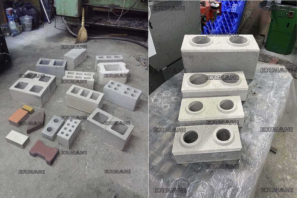 Ermani hiper-500AT - преса за блокове и тухли