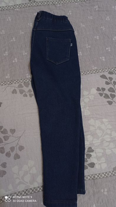 Зимние джинсы на рост 140 в идеальном состоянии