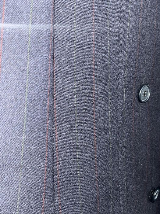 Sacou elegant bleumarin doua randuri de nasturi 100% lână