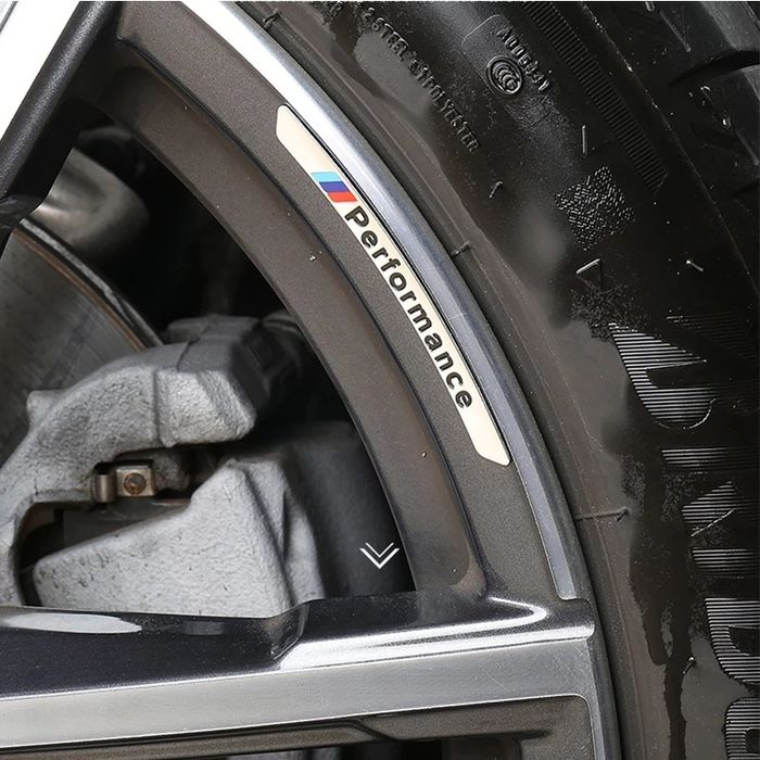 M Performance Jante Sticker Logo Bmw E46 E87 E90 E60 E70 X1 X3 X6 X7