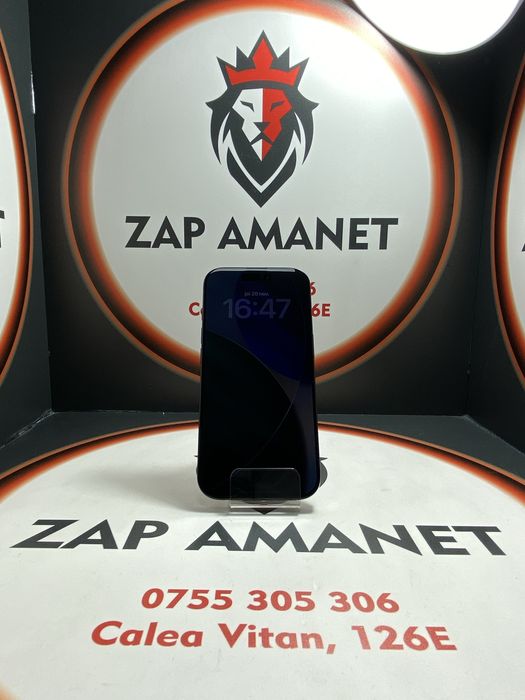 ZAP AMANET VITAN - iPhone 16 Pro - 128GB - Black - 100% - 125 C.I.