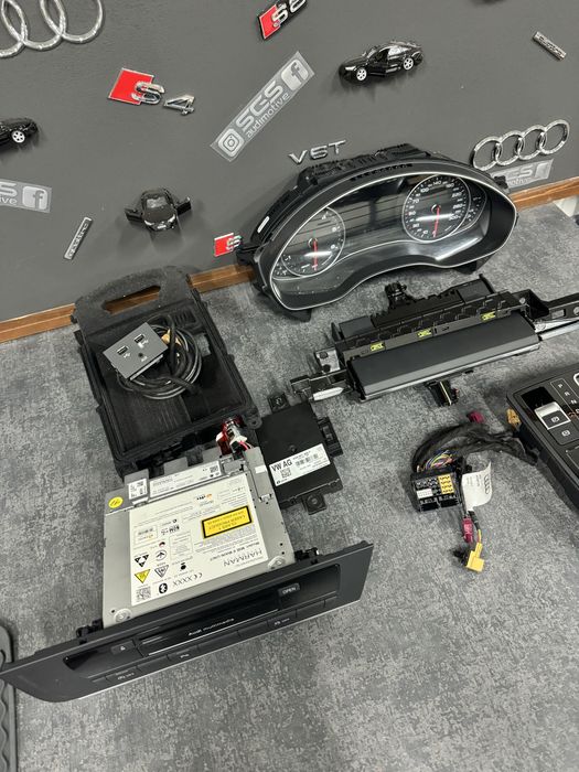 Kit mib 2 carplay + ceasuri audi a6 a7 c7 facelfit de europa complet
