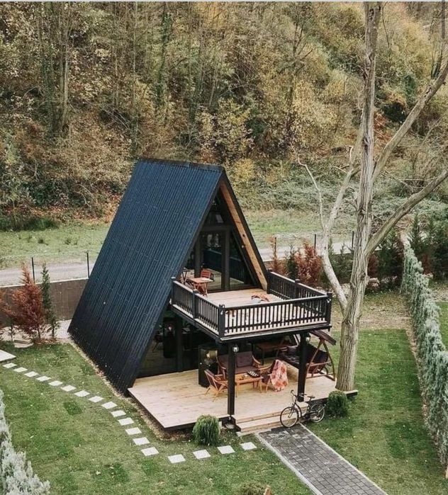 Vand  Construim casa de cabana tip A Frame house modulare exista

Cons