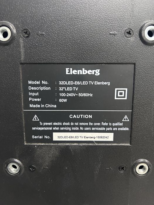 Телевизор Elenberg 32 диагональ