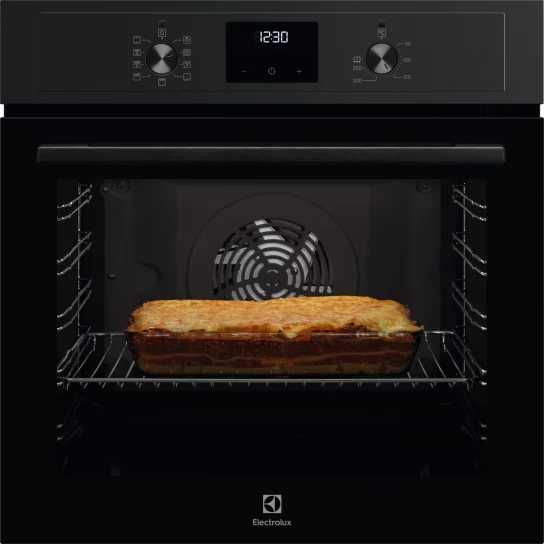 Cuptor incorporabil ELECTROLUX EOF3C50H, Electric, Autocuratare catalitica, 72 l, Clasa A, negru