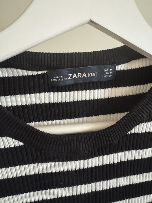 ZARA  блуза с къс ръкав