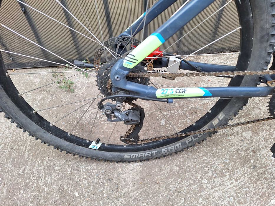 Bicicleta BTWiN roti 27,5 cadru M, Shimano Deore, reducere doar azi