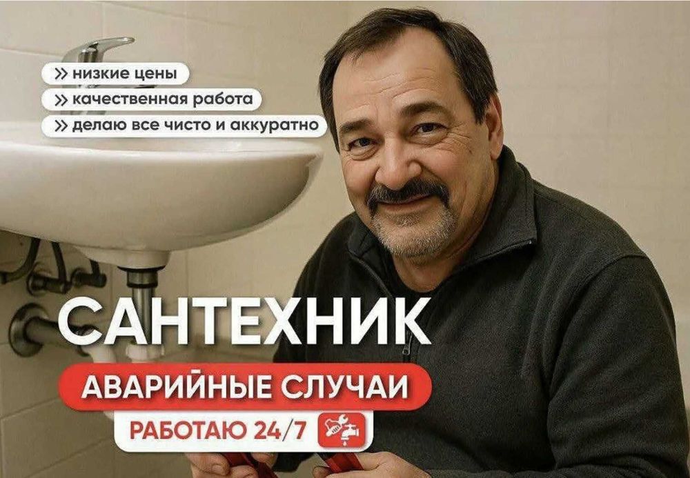 Сантехник срочный выезд недорого все районы