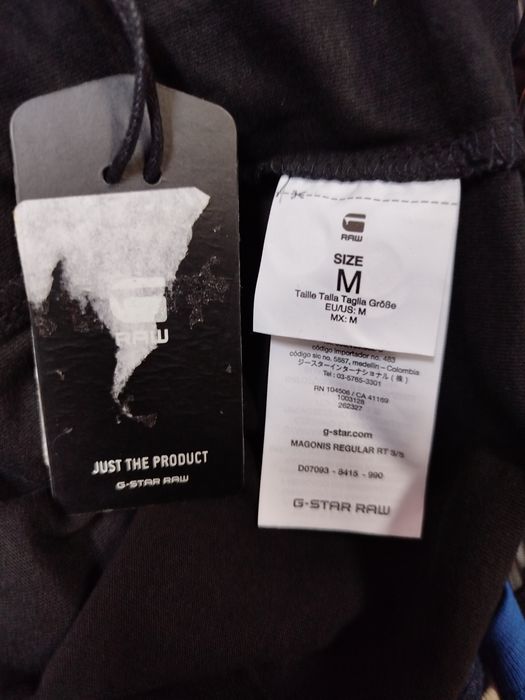 Оригинална тениска G-Star Raw Magonis M нова мъжка черна