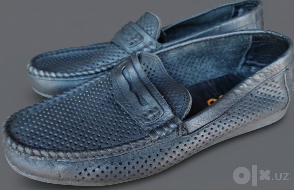 Мокасины ECCO Perforated Leather
