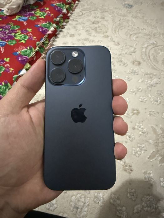 Iphone 15 pro EAC 256 голубой эмкость 91%