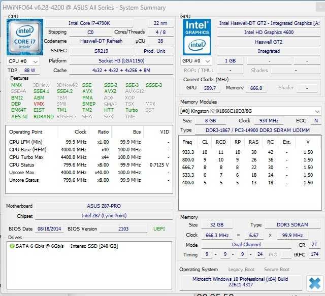D:\A.1\Placa de baza Asus Z87 Pro WII-Fii Go soket 1150 Intel Gen 4