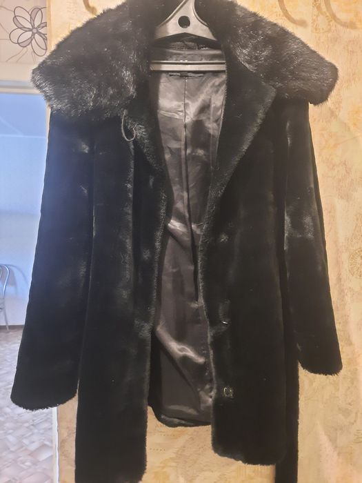 Шуба с капюшоном