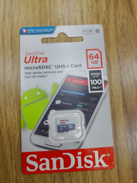 MicroSD va Adapter Flash card har-hil o'lchamdagilar Kafolati bilan
