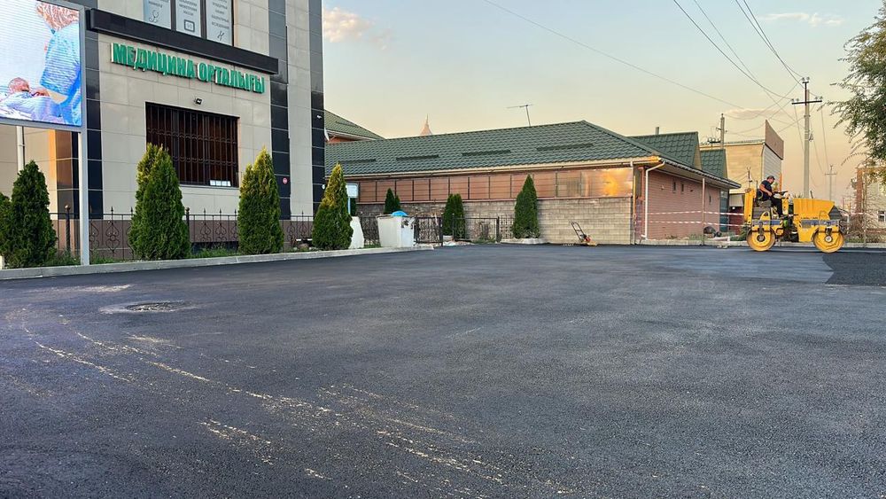 Асфальтирование / Укладка асфальта