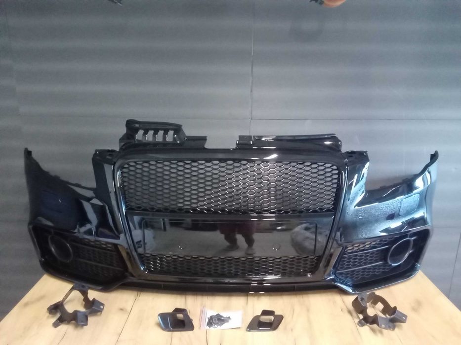 Bara fata Audi A4 B7 RS LOOK + S-LINE 2004-2007 Negru LY9B/LZ9Y