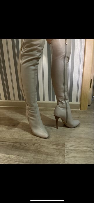 Сапоги из натуральной кожи