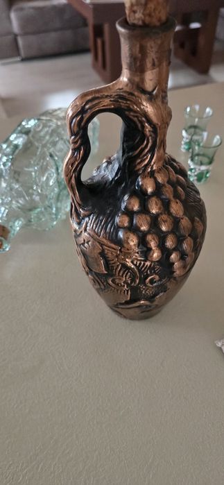 Комплект чаши , гарафа с тапа лъв