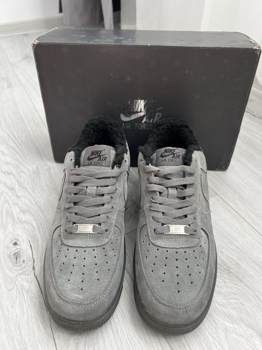 Nike Air Force 1 Low Grey Suede Winter