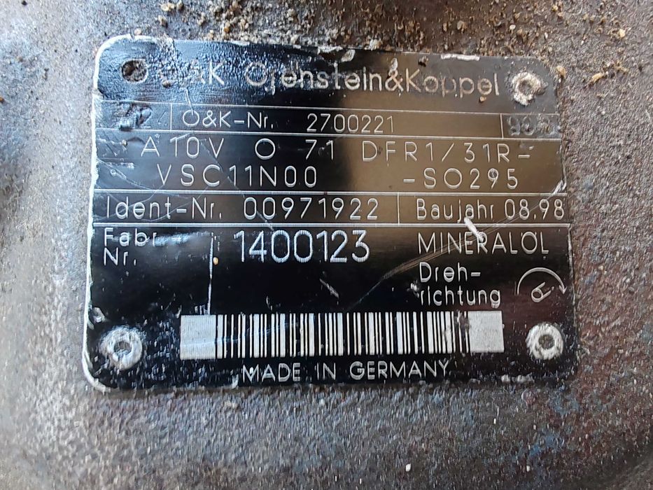 Pompa Hidraulica Incarcator Frontal O&K L45 (vola)