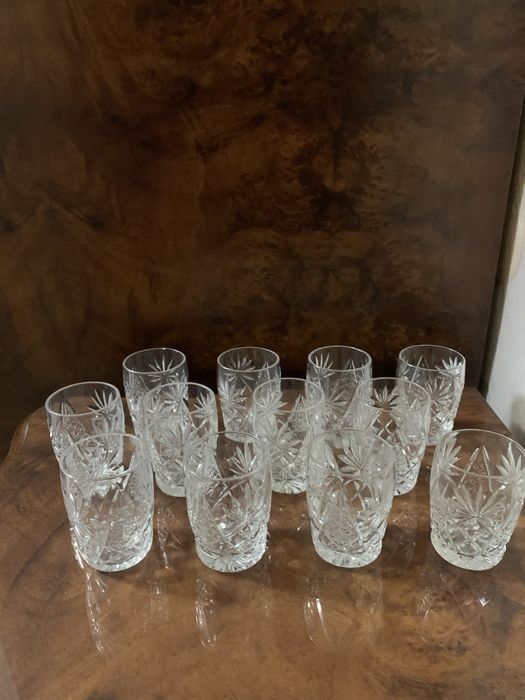 Рюмочки хрусталь( 12 шт) - 2 вида