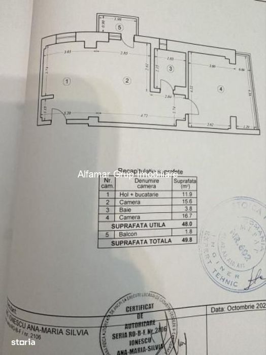 Apartament mobilat/utilat, 13 Septembrie- Parc Sebastian