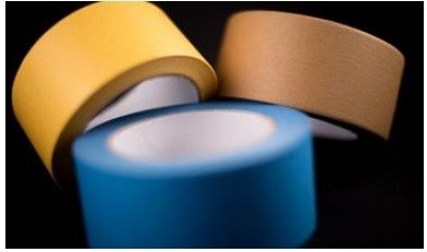 Bandă adezivă galbenă (50°C) de mascare pentru construcți 48mmX45M