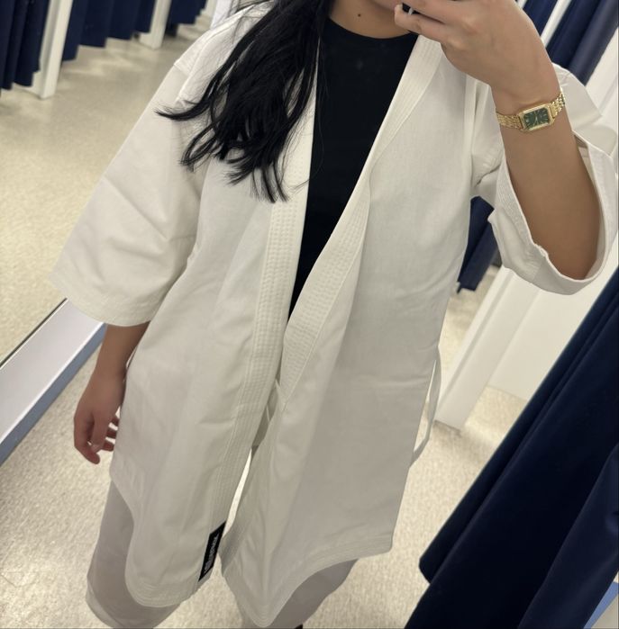 кимоно легкий в комплекте с ремнем