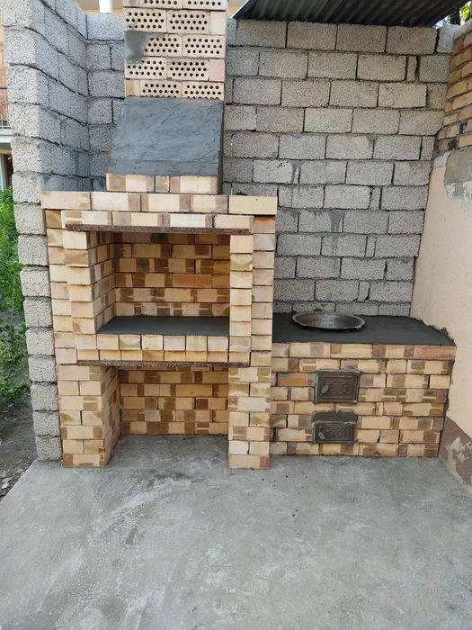 Учок козон, тандир, мангал, хархил печка камин курамиз