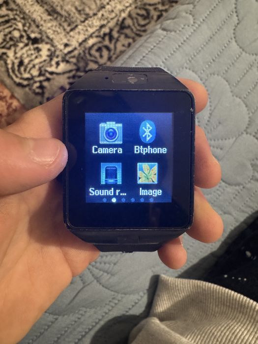 Ceas inteligent smartwatch cu slot slim si camera