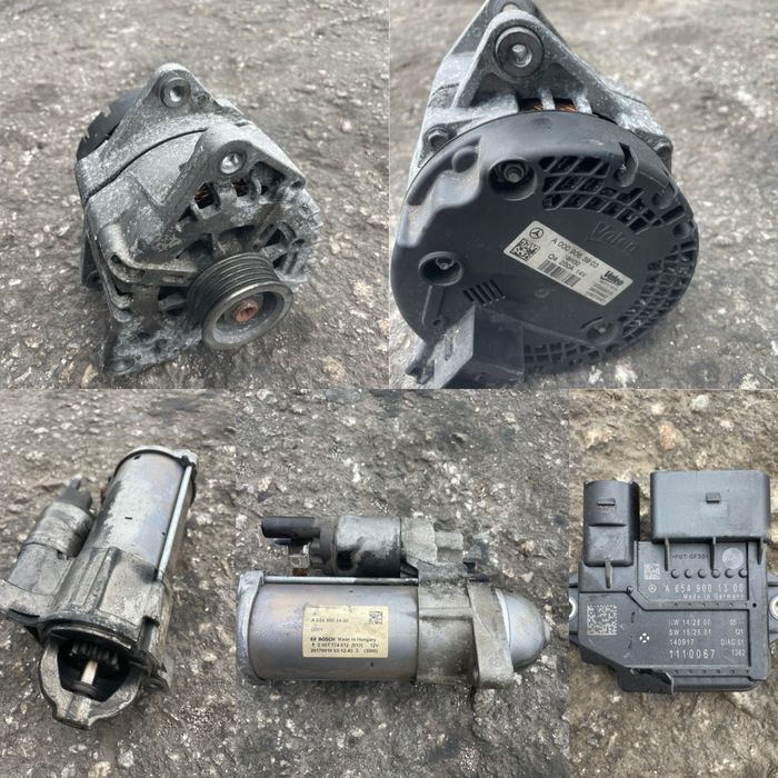 Mercedes Е 220 w213/ 654 Стартер, Алтернатор, Реле подгрев и свещи