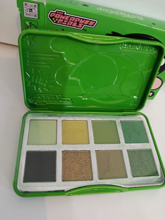 Paleta noua farduri trusa machiaj nuanțe de verde Buttercup Powerpuff