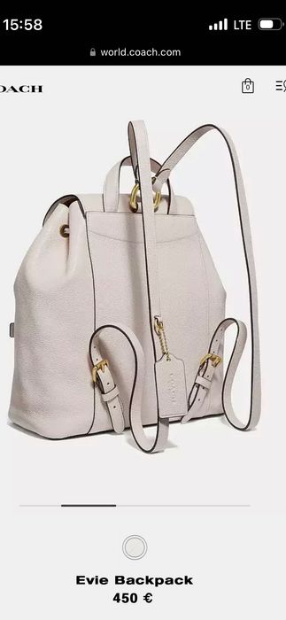 Кожаный рюкзак от Coach