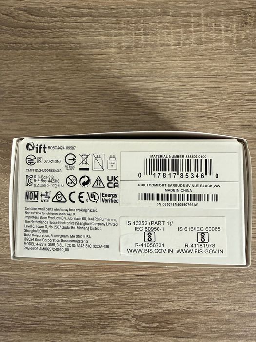 Casti Bose QuietComfort Earbuds