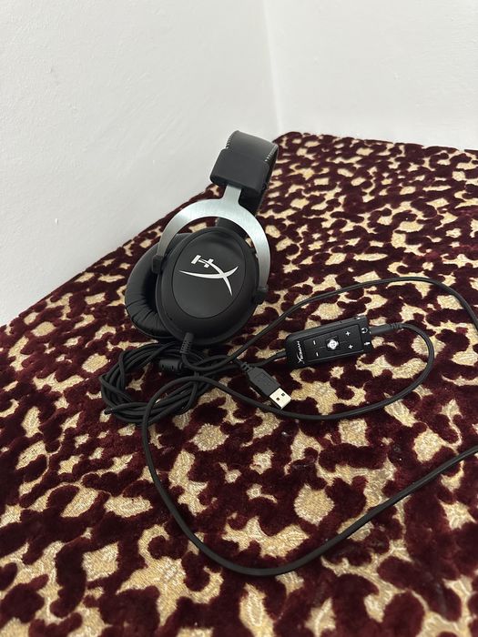 Casti hyperx + placa de sunt