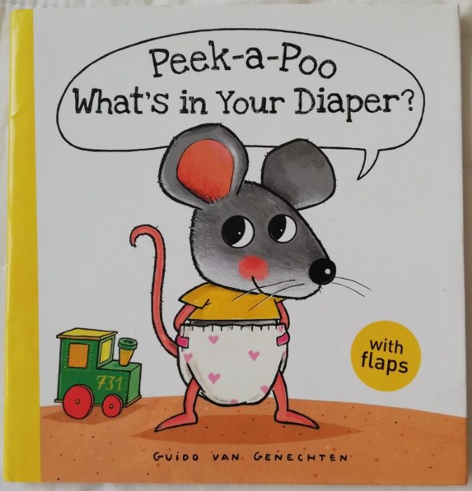 Carte interactiva bebe, copii ce invata sa faca la olita: Peek a Poo