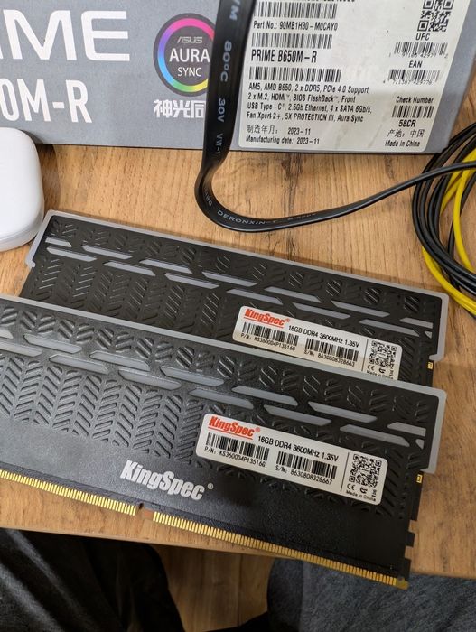 Комплект AM4 плата, проц и озу