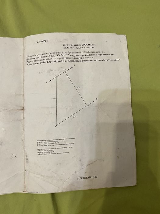 Участок сатылады 19 км де