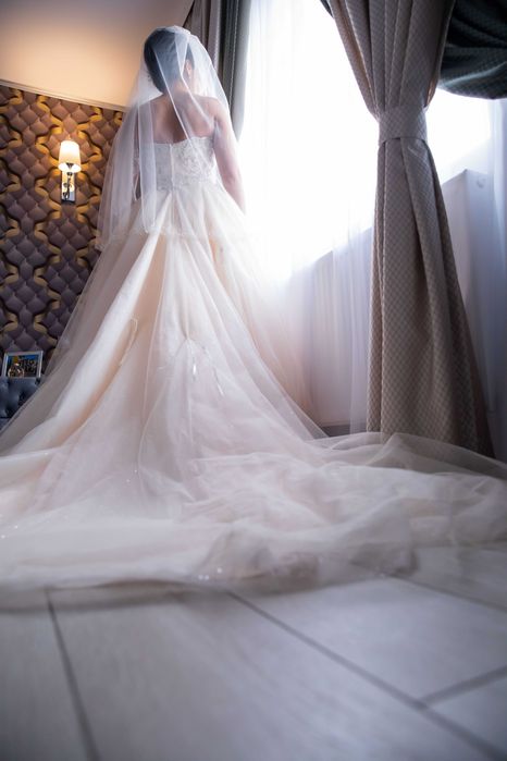 Rochie mireasa Amanda Luxury Edition + Voal