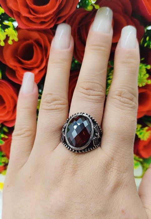 925 probali turetskiy tozza erkaklar kumush uzuklari