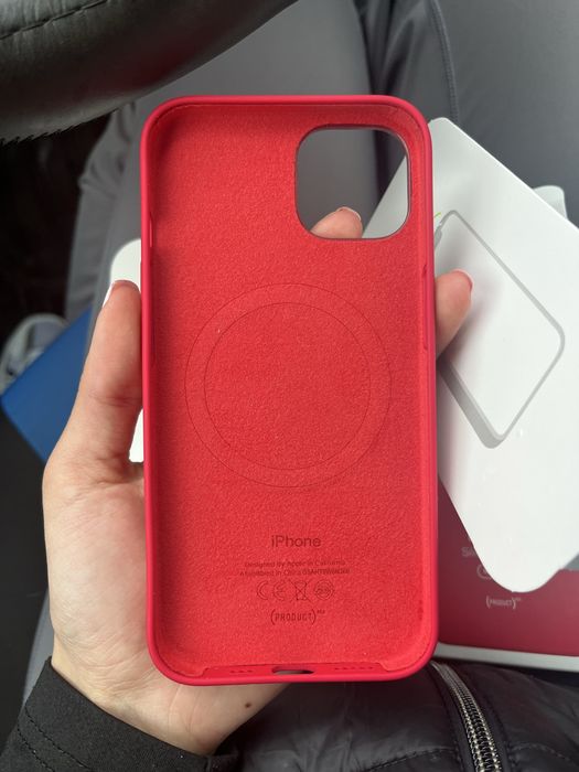 Силиконов кейс за iphone 13, едно към едно с оригиналните, с магсейф
