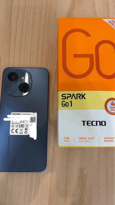 Продам Смартфон TECNO SPARK Go 1 4 ГБ/128 ГБ черный