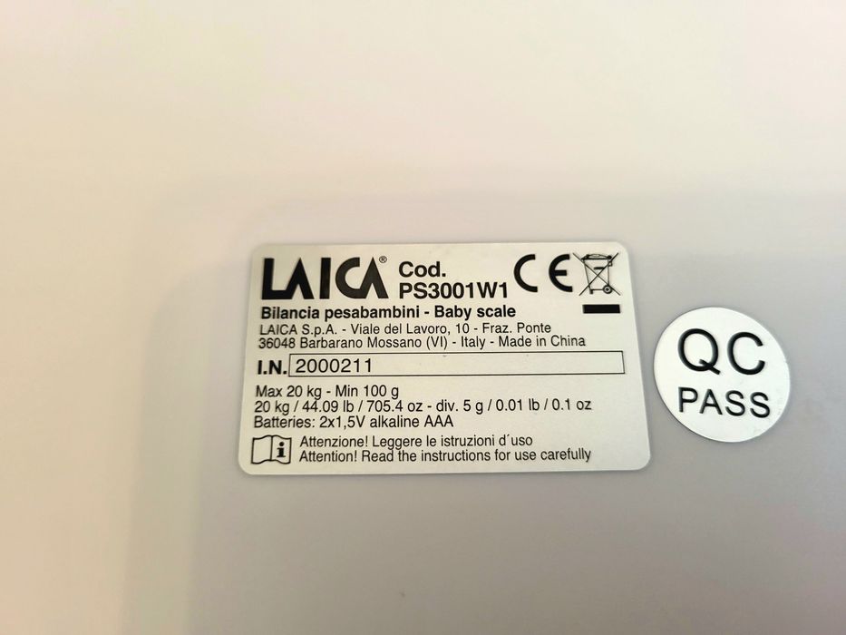 Cantar bebelusi electronic Laica PS3001