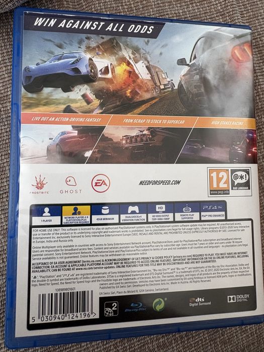 Need for speed payback ps4