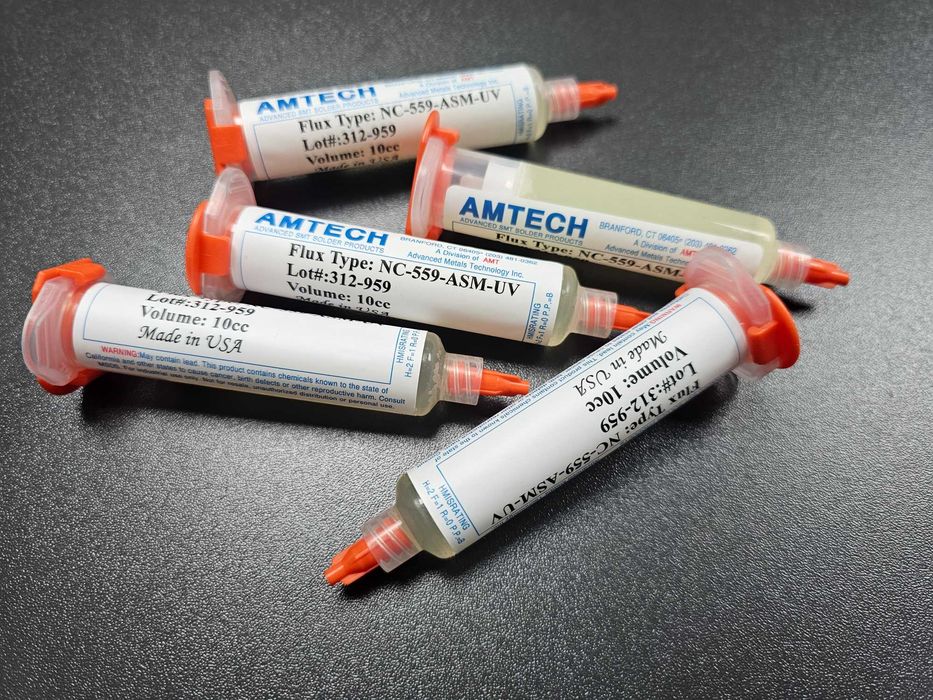AMTECH NC-559-ASM Паста за запояване ребол на BGA SMD чипове флюс flux