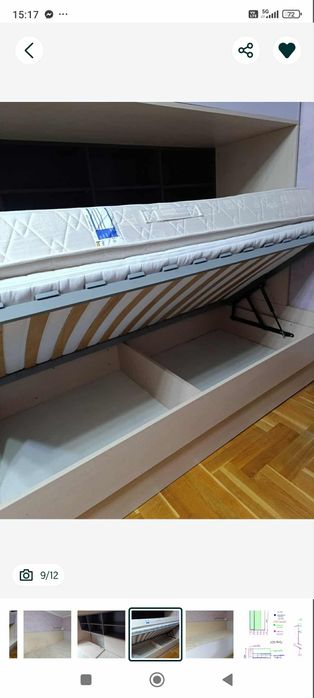 СПЕШНО!Двуетажно легло .