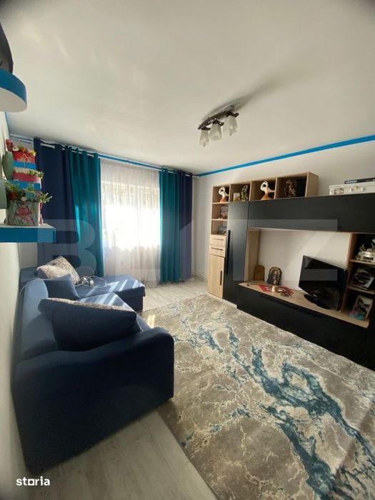 Apartament 2 camere, decomandat, 61,5 mp, cartier Burdujeni