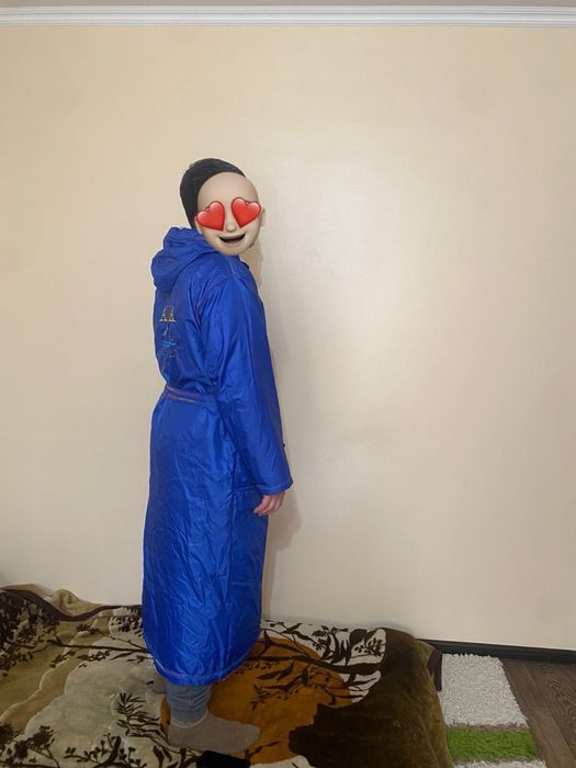 Махровый халат (дождевик)