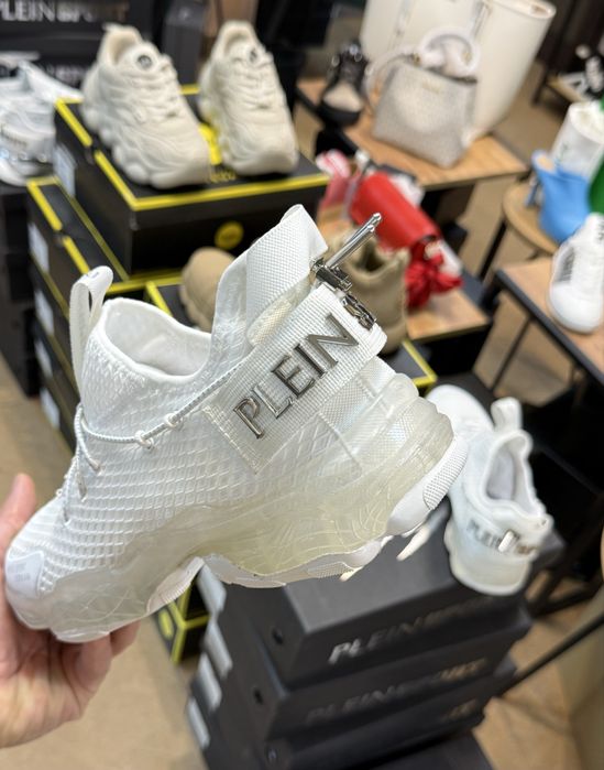 Plein Sport Gen X 04 white мъжки сникърси размер 44.45.46
